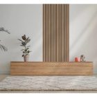 COLETTE Oak Natural/Black akusztikus falpanel