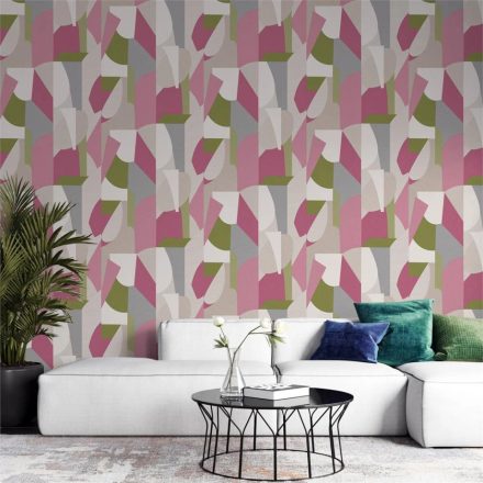 Jinx – Geometrikus Rózsaszín tapéta