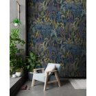 Feature Walls - Páfrányerdő kék tapéta 2,12x2,8m  