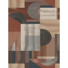 Feature Walls - Geometrikus sötét barna tapéta 2,12x2,8m  