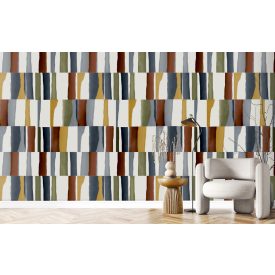   Feature Walls - Színes geometriai poszter tapéta  1,06x2,8m  