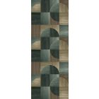 Feature Walls - Modern fa mozaik kék tapéta  1,06x2,8m  