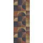 Feature Walls - Modern fa mozaik sötét barna tapéta  1,06x2,8m  