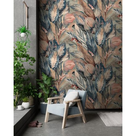 Feature Walls - Óriás trópusi leveles tapéta  2,12x2,8m  