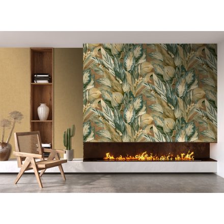 Feature Walls - Óriás trópusi leveles zöld tapéta  2,12x2,8m  