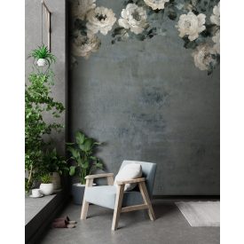 Feature Walls - Vintage rózsás zöld tapéta 2,12x2,8m  