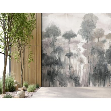 Feature Walls - Varázslatos erdő szürke tapéta 2,65x2,8m  