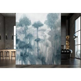 Feature Walls - Varázslatos erdő kék tapéta 2,65x2,8m  