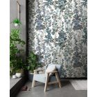 Feature Walls - Elegáns virágos fehér tapéta 1,06x2,8m  