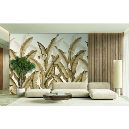 Feature Walls - Óriás levél bézs tapéta  2,12x2,8m  