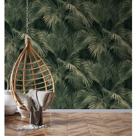   Feature Walls - Óriás pálma leveles zöld tapéta  2,12x2,8m  