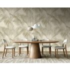 Feature Walls - Óriás pálma leveles bézs tapéta  2,12x2,8m  