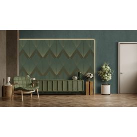 Feature Walls - Art Deco zöld  tapéta  1,06x2,8m  