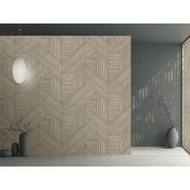 Feature Walls - Geometrikus bézs tapéta  2,12x2,8m  