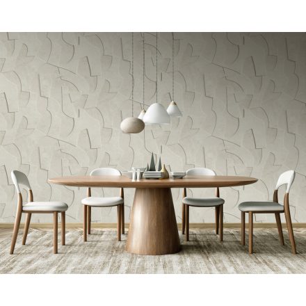 Feature Walls - Geometiriai mintás bézs tapéta 2,12x2,8m  