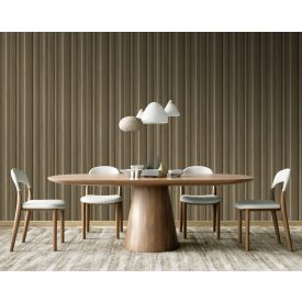 Feature Walls - Csíkos barna tapéta 1,06x2,8m  