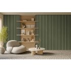 Feature Walls - Csíkos zöld tapéta 1,06x2,8m  