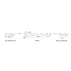 ONDA - fekete színű vízálló falburkolat 