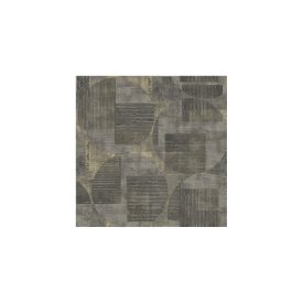 Reflect - Fekete geometria mintás tapéta RE25163