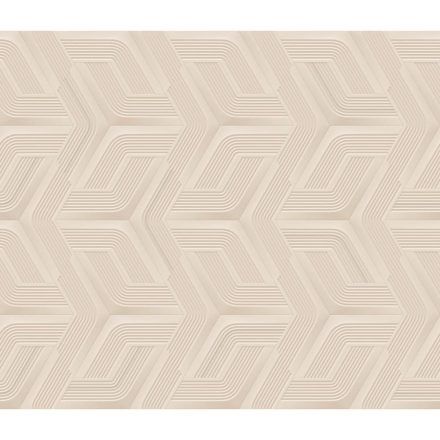 Lamborghini 3 - Bézs geometriai mintás olasz tapéta Z12804