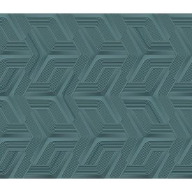 Lamborghini 3 - Kék geometriai mintás olasz tapéta Z12809