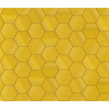 Lamborghini 3 - Sárga hexagon mintás olasz tapéta Z12826