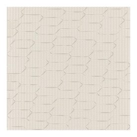   Lamborghini 3 - Fehér geometriai mintás olasz tapéta Z12845