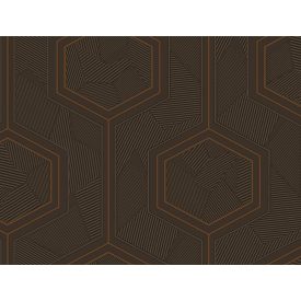   Lamborghini 3 - Barna geometriai mintás olasz tapéta Z12847