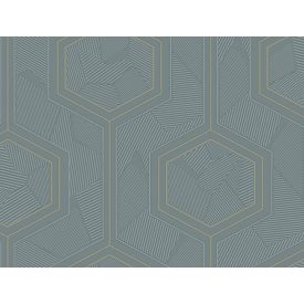 Lamborghini 3 - Kék geometriai mintás olasz tapéta Z12853