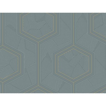 Lamborghini 3 - Kék geometriai mintás olasz tapéta Z12853