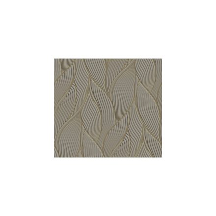 Trussardi 7 - Bézs levél mintás dombornyomott tapéta Z18901
