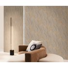 Trussardi 7 - Barna hosszanti csíkos tapéta Z18902