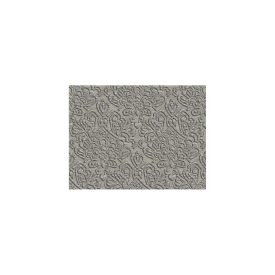 Trussardi 7 - Szürke barokk virágmintás tapéta Z18935