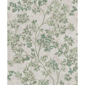 Tradizione - Zöld levél mintás tapéta Z21701