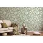 Tradizione - Zöld levél mintás tapéta Z21701