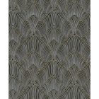 Tradizione - Fekete és arany geometriai mintás tapéta Z21712