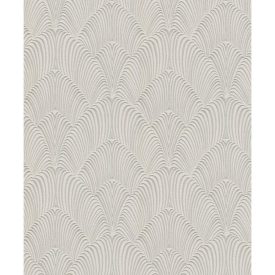   Tradizione - Fehér és bézs geometriai mintás tapéta Z21714