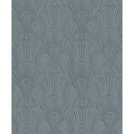 Tradizione - Kék geometriai mintás tapéta Z21718