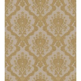   Tradizione - Barna-arany színű virágos barokk tapéta Z21747