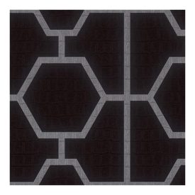 Fekete-ezüst bőr hatású tapéta